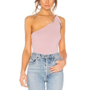 Superdown Lainey One Shoulder Dusty Rose XS